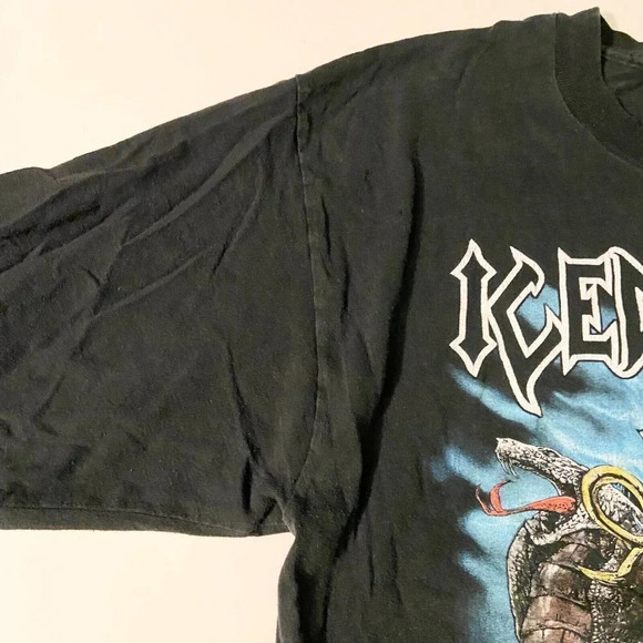 2004 Iced Earth Large  The Glorious World Tour Band Shirt Long Sleeve Distressed - Picture 9 of 16